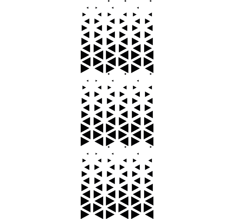 γεωμετρική ταπετσαρία τριγώνου εφέ ombre - TenStickers