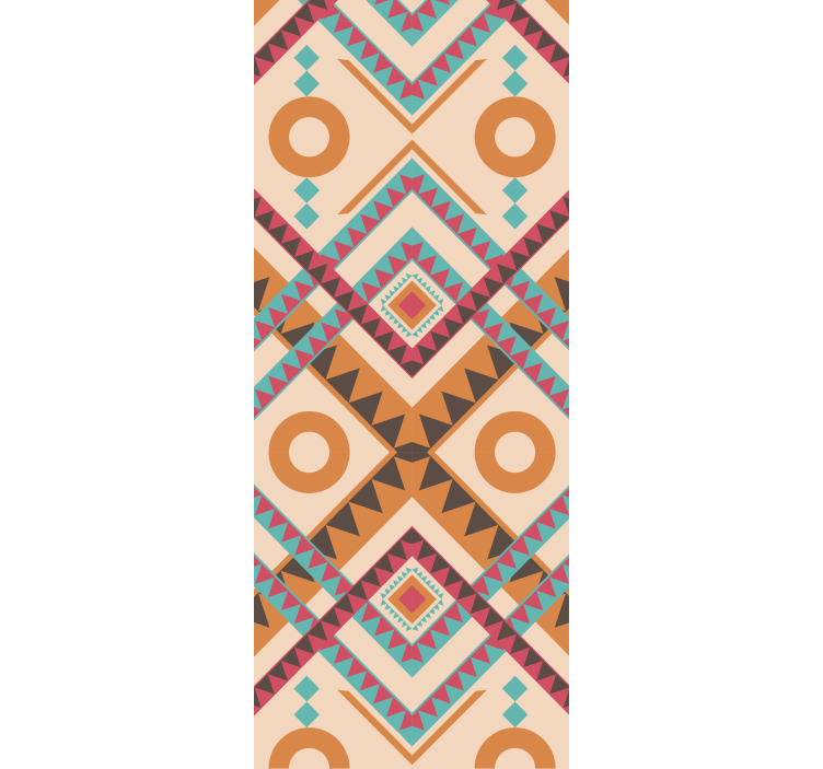 πολύχρωμα διαμάντια μοτίβο ταπετσαρίας - TenStickers