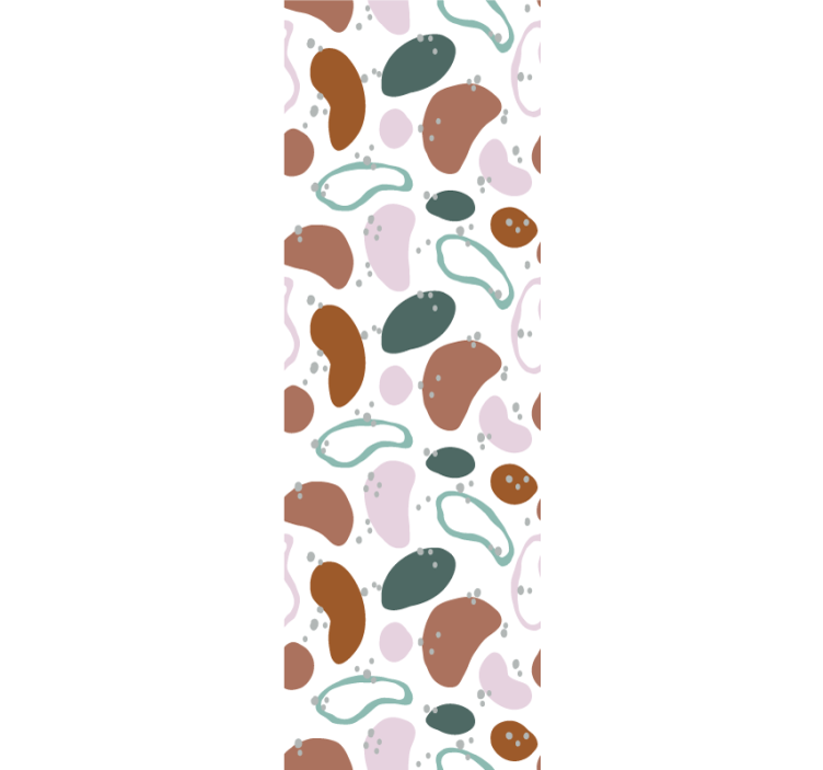 ακανόνιστο αφηρημένο σχήμα ταπετσαρία μοτίβο - TenStickers