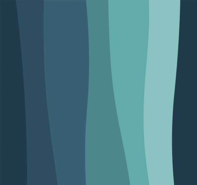 τρισδιάστατες ταπετσαρίες κυρτά κύματα ωκεανού - TenStickers