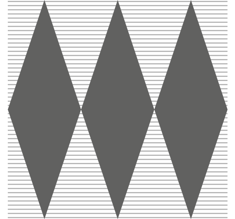 Γεωμετρική ταπετσαρία μοτίβο γκρι διαμαντιών - TenStickers