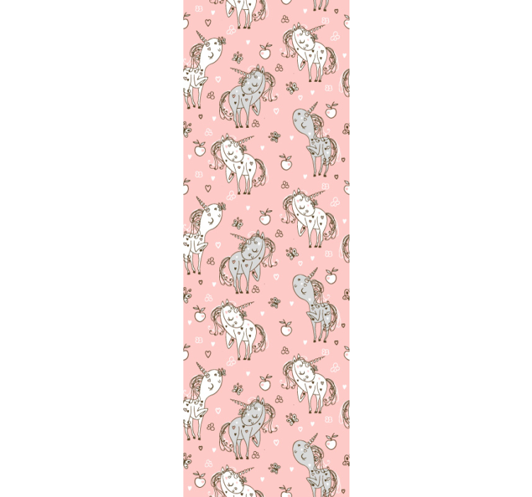 ταπετσαρία χαριτωμένος μονόκερος για παιδιά - TenStickers