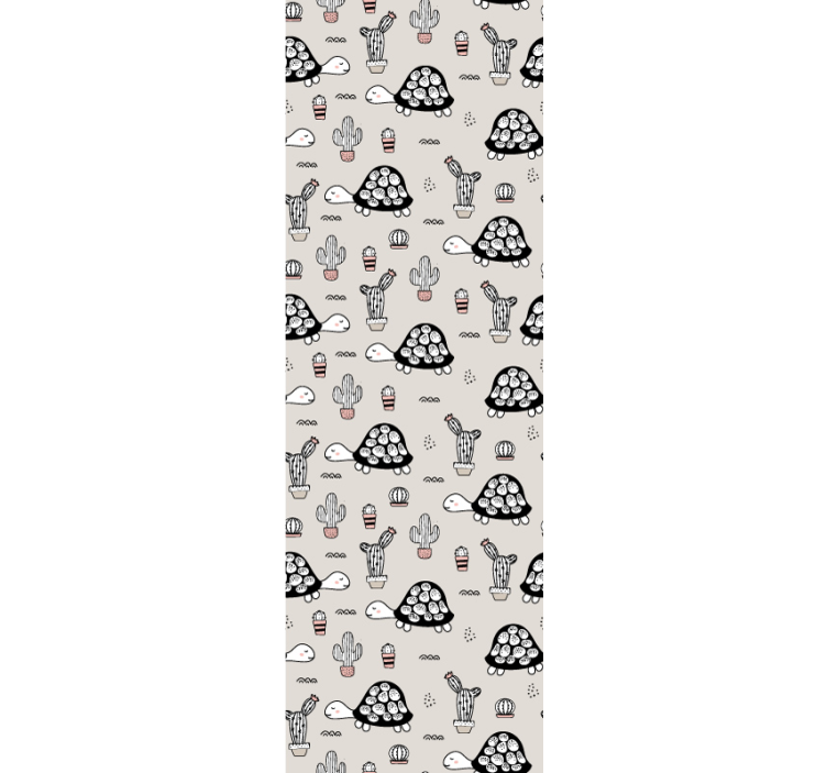 χαριτωμένη χελώνα ταπετσαρία ζώων - TenStickers