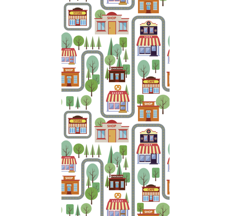 ταπετσαρία παιδικών χωριών - TenStickers