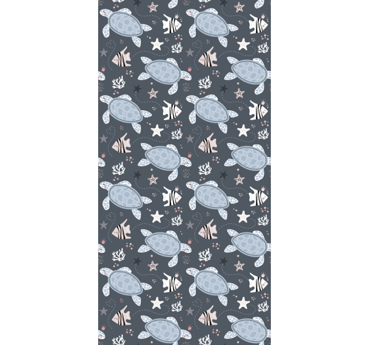 ταπετσαρία ζώων σχέδιο θαλάσσιων πλασμάτων - TenStickers