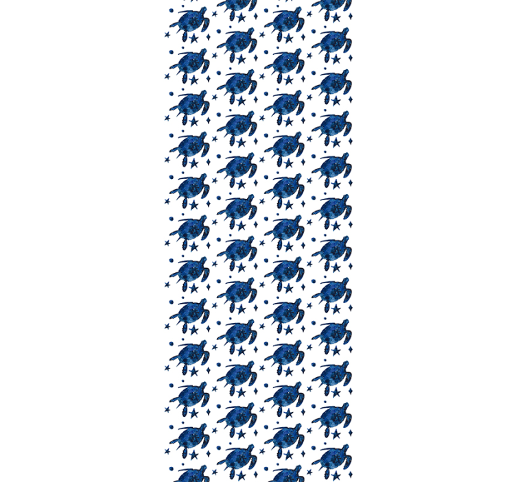 χελώνα με γαλαξία μοτίβο ζωική ταπετσαρία - TenStickers