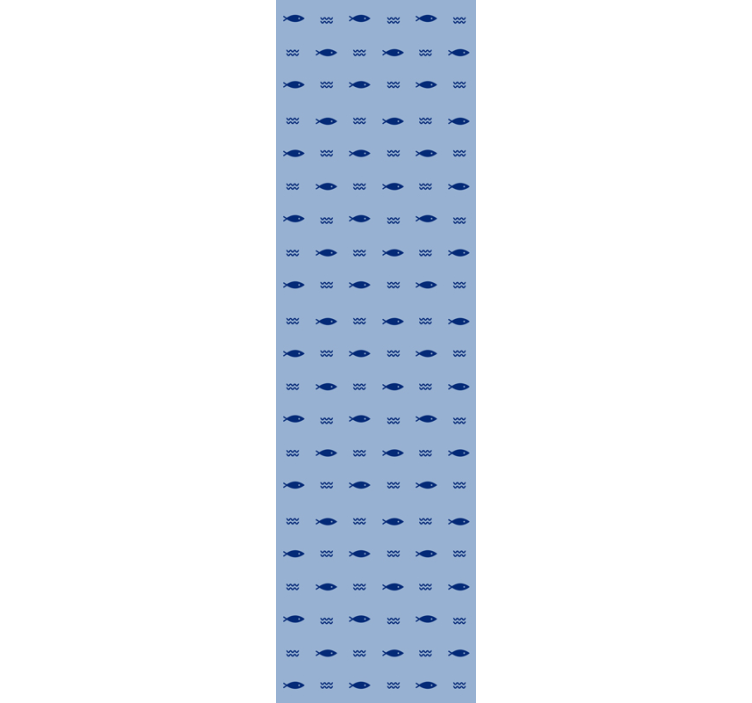 ταπετσαρία ζώων με ελάχιστο μοτίβο ψαριού - TenStickers