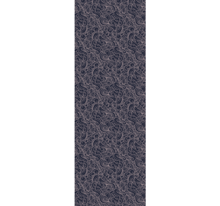 αφηρημένη ταπετσαρία μοτίβα με μπλε καμπύλες - TenStickers