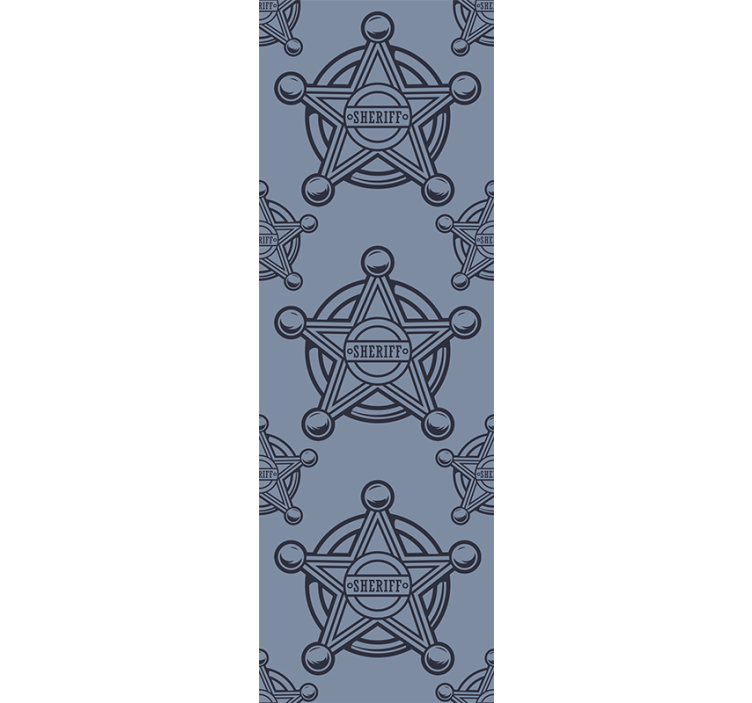 Προσαρμοσμένη ταπετσαρία σχέδια αστεριών σερίφη - TenStickers