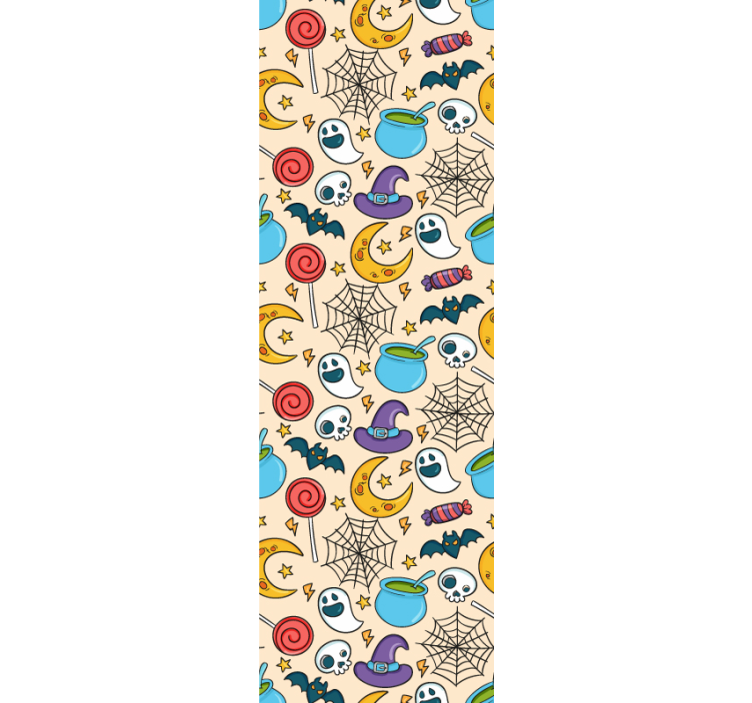 ταπετσαρία διακοσμητικών συμβόλων αποκριών - TenStickers