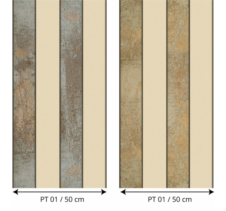 στιλ από μπετόν ριγέ ταπετσαρία - TenStickers