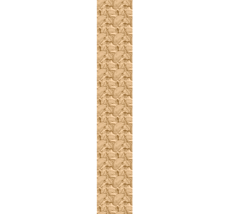 ταπετσαρία vintage κοχύλια - TenStickers