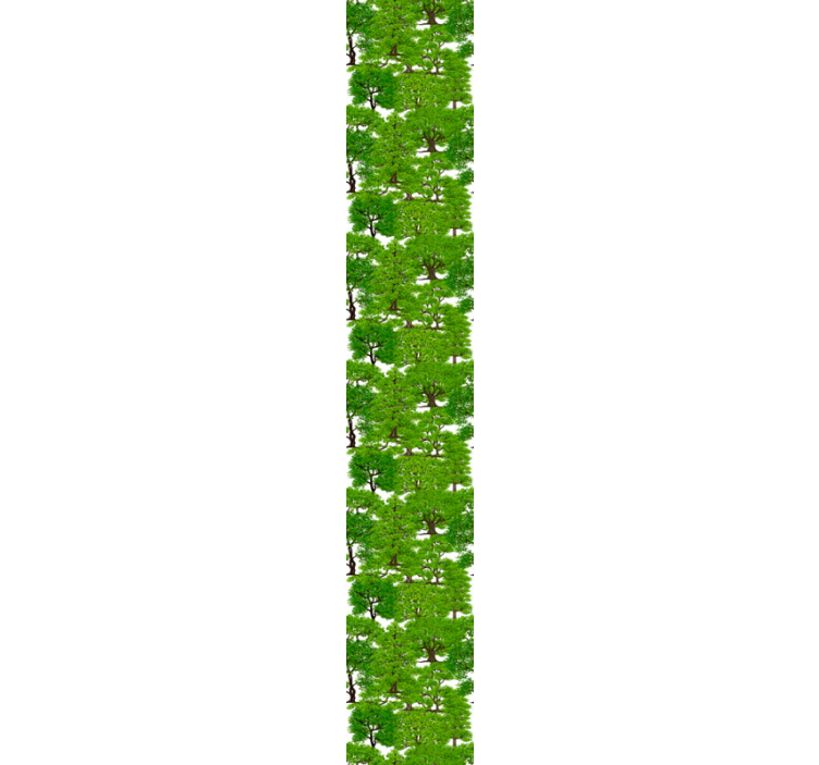 ταπετσαρία καταπράσινο δάσος με δέντρα - TenStickers