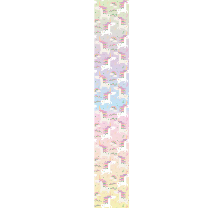 ταπετσαρία ακουαρέλα μονόκερος για παιδιά - TenStickers