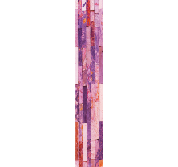 ταπετσαρία υφή ροζ τούβλο - TenStickers