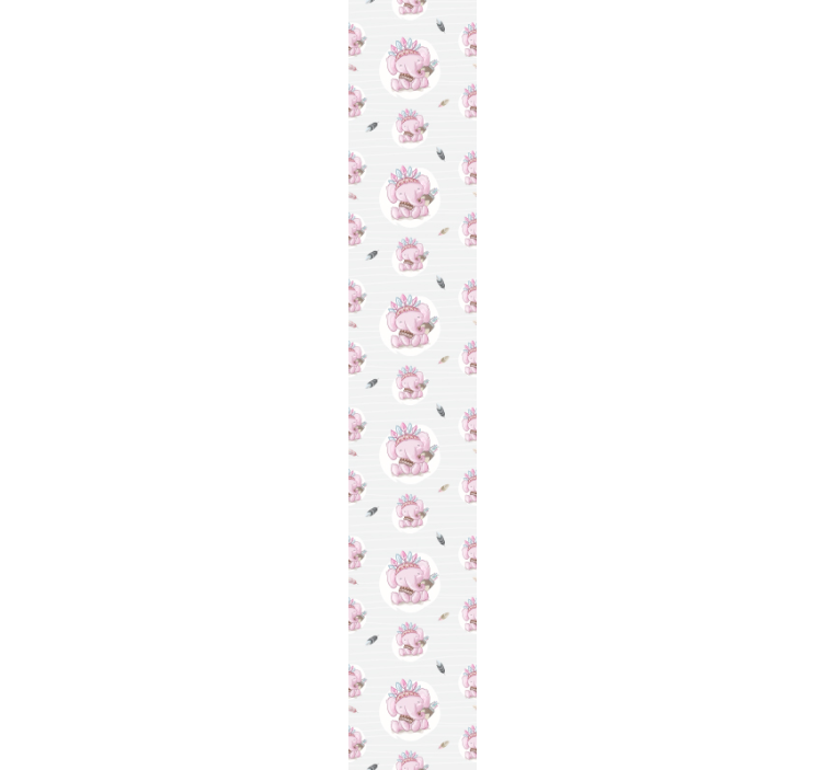 ταπετσαρία παιδικών εθνοτικών ελεφάντων - TenStickers