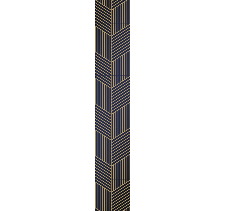 αφηρημένη ταπετσαρία γραμμών χρυσού γεωμετρίας - TenStickers