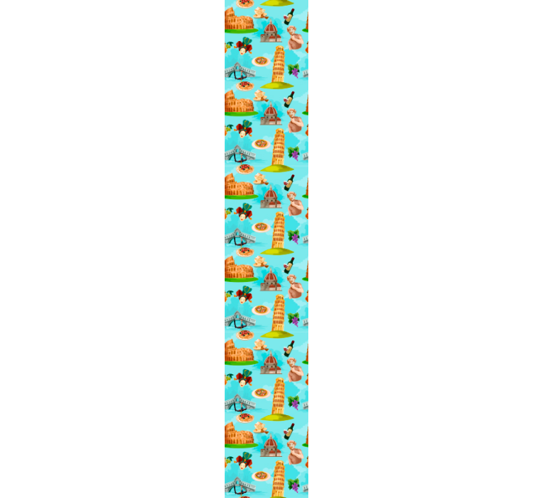 ταπετσαρίες τοπίων πόλης Κολάζ ιταλικών ορόσημων - TenStickers