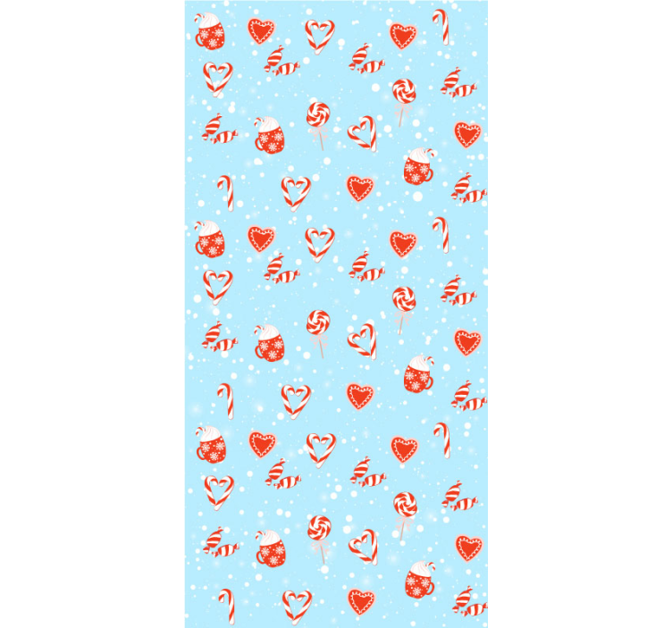 Χριστουγεννιάτικο ταπετσαρία γιορτινά γλυκά - TenStickers