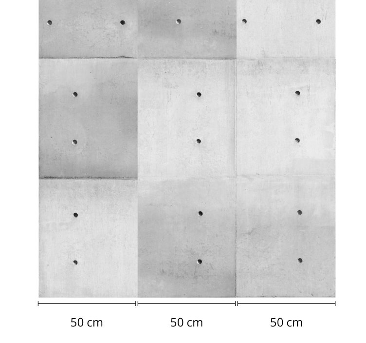 η γοητεία του σκυροδέματος γκρι ταπετσαρία - TenStickers