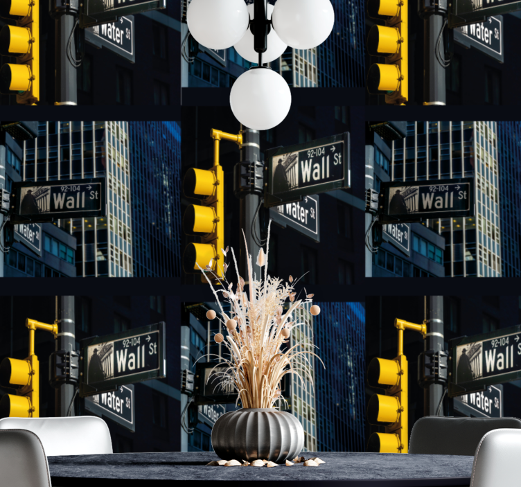 ταπετσαρίες τοπίων πόλης αστική διασταύρωση - TenStickers