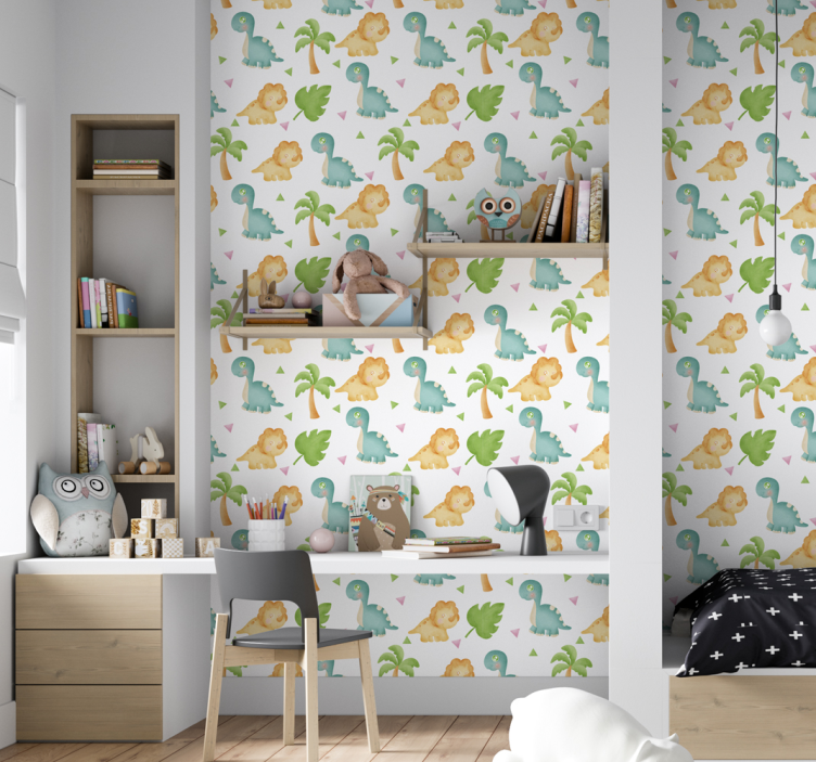 ταπετσαρία ντίνο ώρα παιχνιδιού δεινοσαύρων - TenStickers