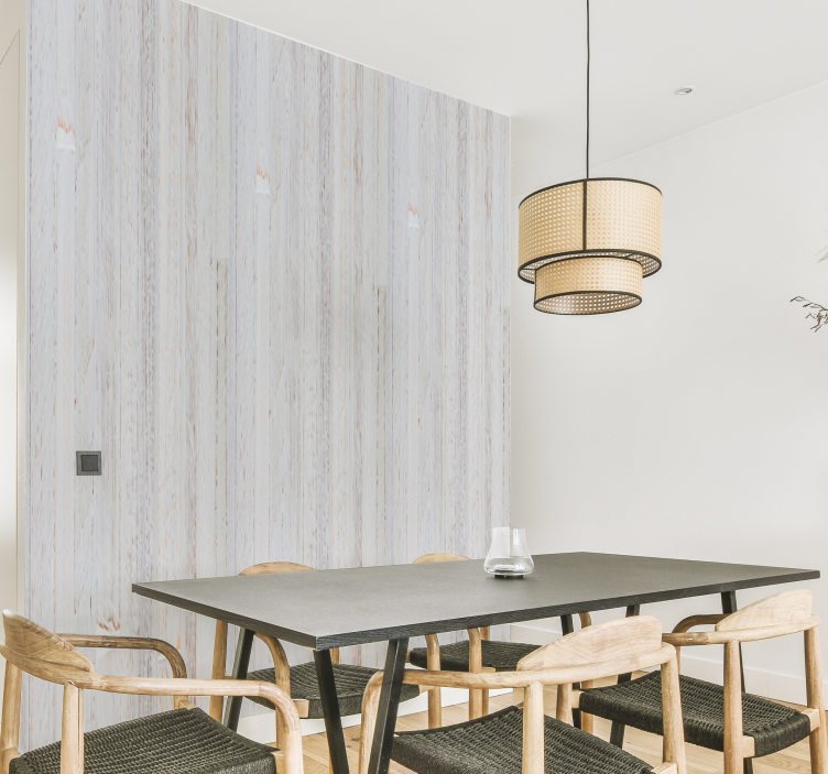 γκρι κομψό ξύλο ταπετσαρία εφέ ξύλου - TenStickers