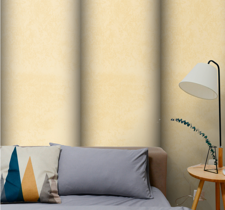 απομίμηση μπεζ βελούδινη διακόσμηση κάθετη ταπετσαρία - TenStickers