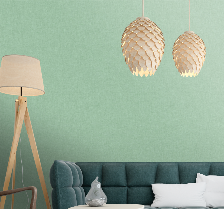 ανοιχτό πράσινο αφηρημένη ταπετσαρία - TenStickers