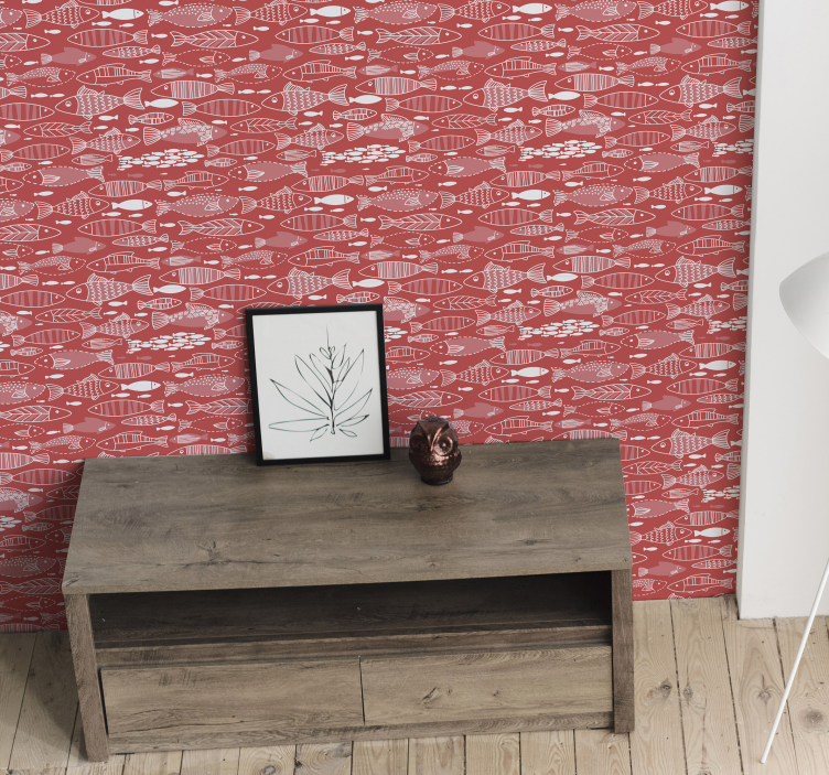 πολλά ψάρια κάτω από ταπετσαρία ζώων της θάλασσας - TenStickers