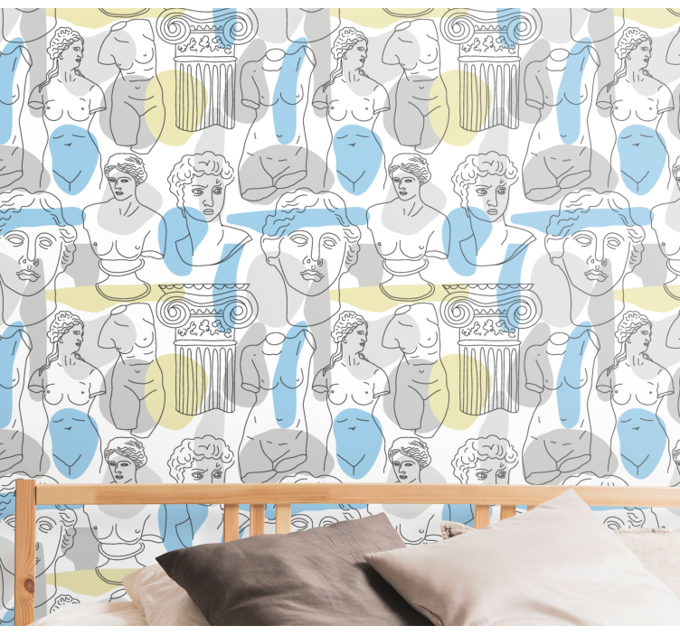 μοντέρνα ελληνική τέχνη μοντέρνα ταπετσαρία - TenStickers