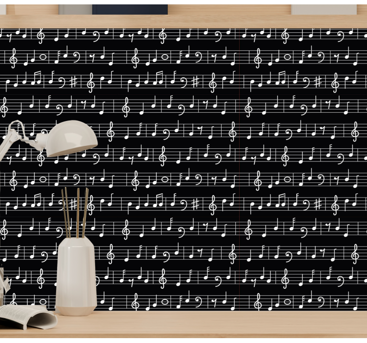 κλασική ταπετσαρία θέμα μουσικής - TenStickers