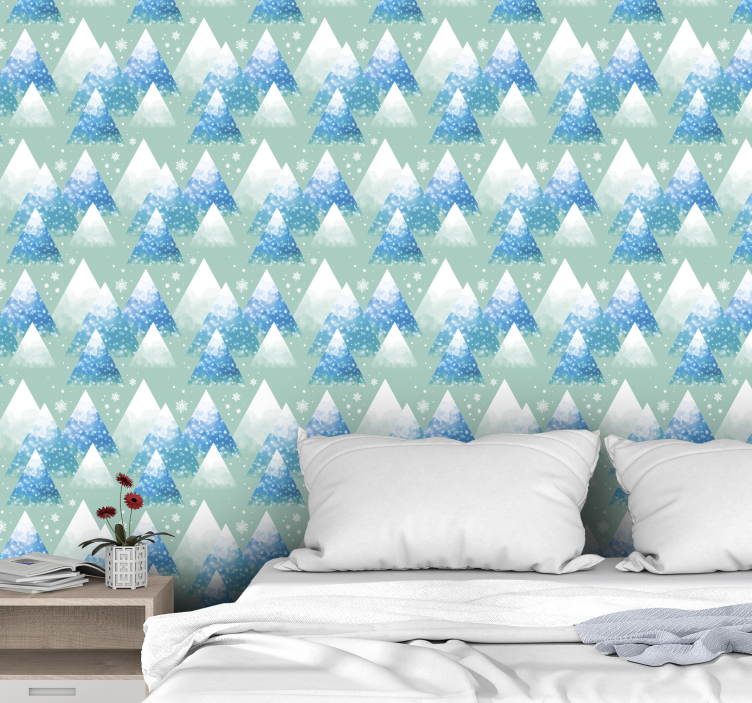 Ταπετσαρία φύσης ορεινής τοπιογραφίας - TenStickers