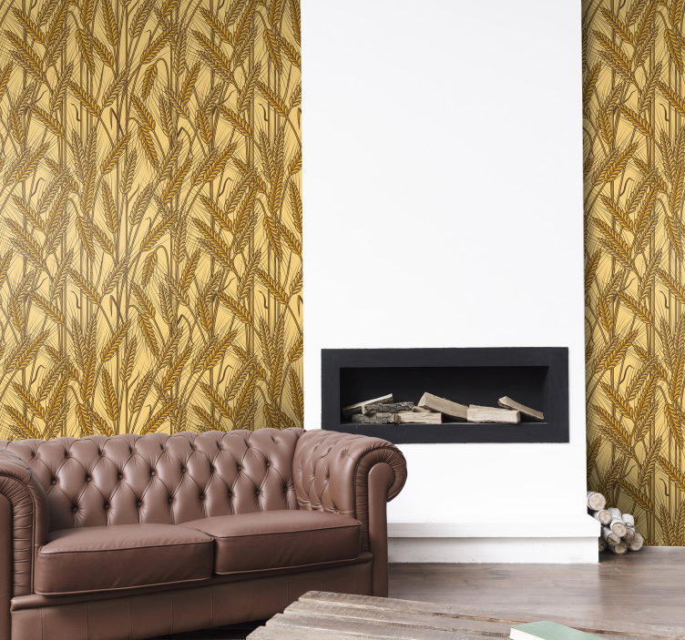 Ταπετσαρία φύσης πρότυπο σίτου - TenStickers