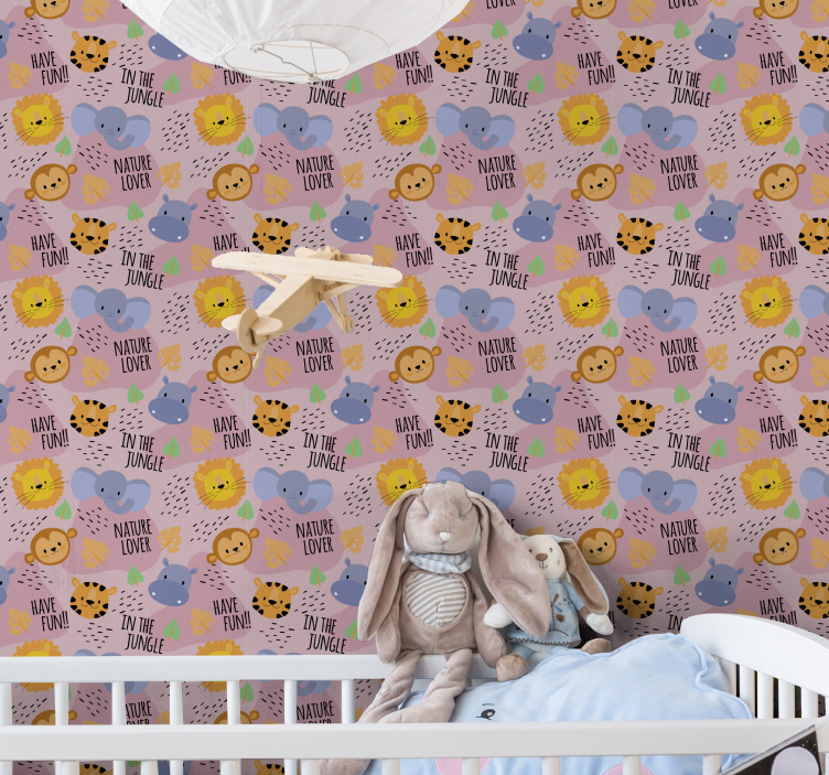 Tαπετσαρία φυτωρίων λάτρης της φύσης της ζούγκλας - TenStickers