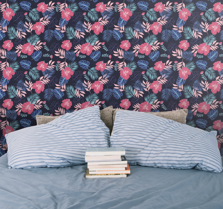 Ταπετσαρία φύσης τροπικά βοτανικά - TenStickers