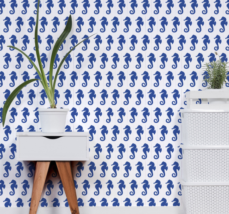 ταπετσαρία ζώων άλογο θάλασσας - TenStickers