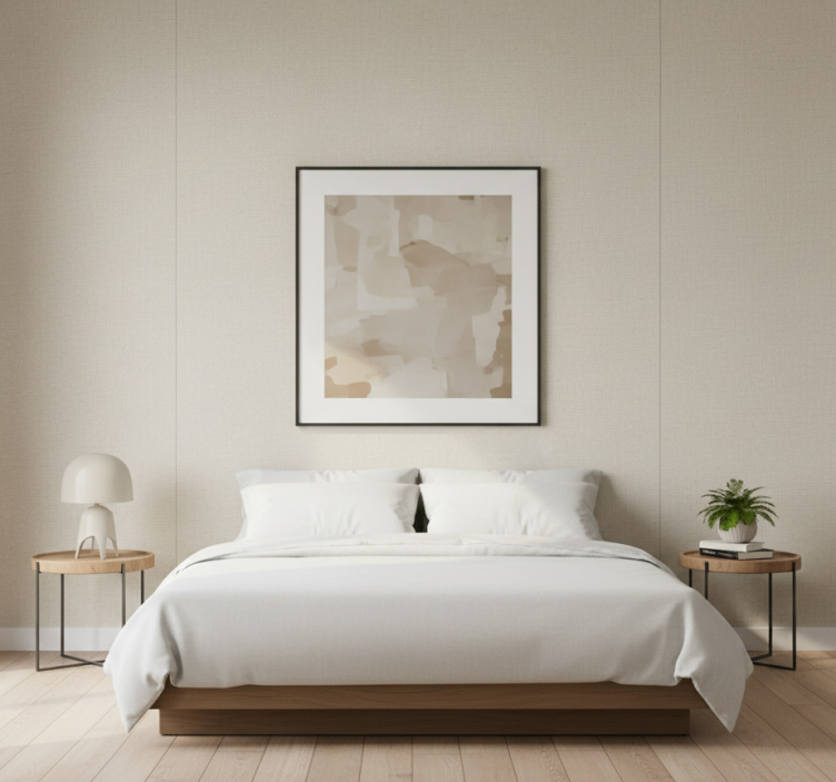 Ταπετσαρία με υφή από λεπτό ύφασμα - TenStickers