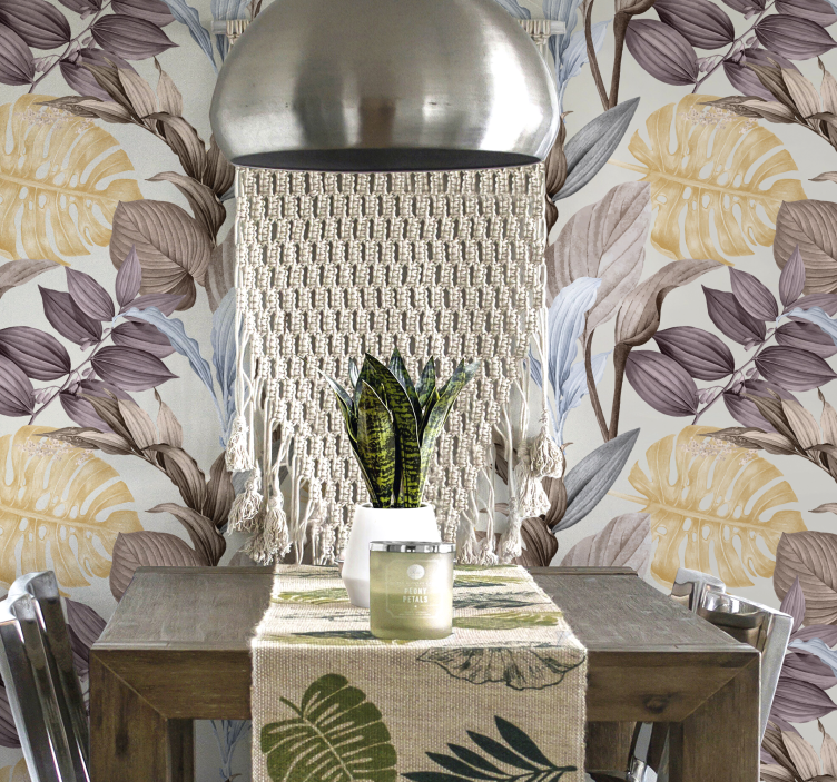 τροπικά φυτά xxl φύλλα ταπετσαρία - TenStickers