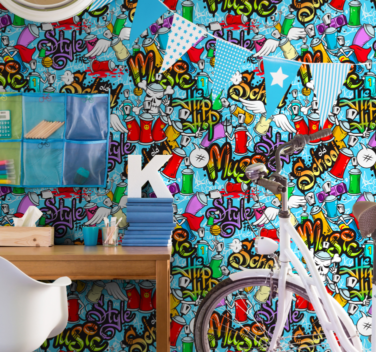 προσεκτική ταπετσαρία τέχνης μάτια - TenStickers