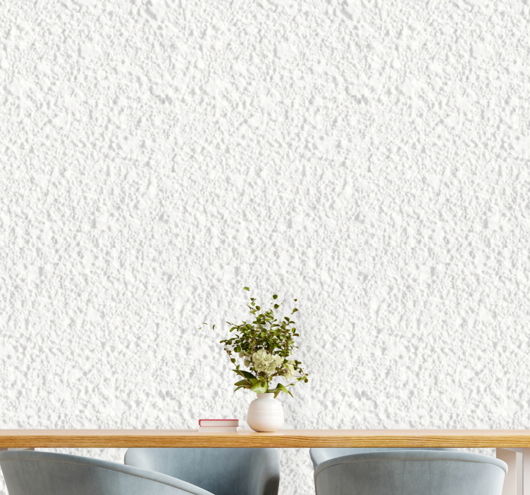 λευκή τρισδιάστατη πέτρα ταπετσαρία με μοτίβο πέτρες - TenStickers