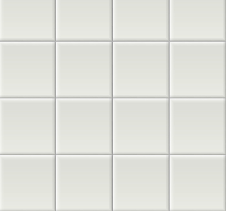 λευκά πλακάκια ταπετσαρία πλακιδίων - TenStickers