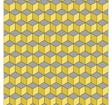Γεωμετρική ταπετσαρία σε χρώματα pantone - TenStickers