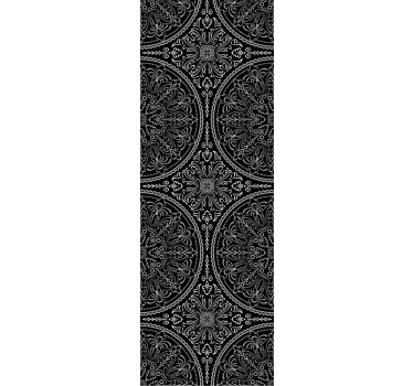 Floral ταπετσαρία σε στιλ zentangle - TenStickers