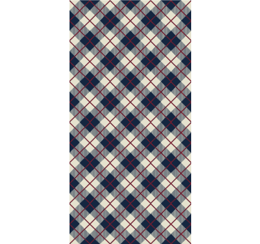 γεωμετρική ταπετσαρία argyle μοτίβο - TenStickers