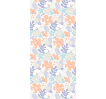 ταπετσαρία λουλουδιών floral εκτύπωση πετάλων - TenStickers