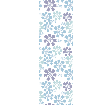 παστέλ ταπετσαρία τουαλέτας με floral μοτίβο - TenStickers