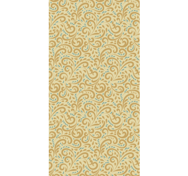 χέρι που vintage λουλουδάτο μοτίβο floral ταπετσαρία - TenStickers
