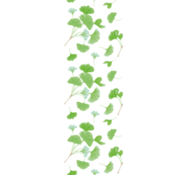 Φύλλα ταπετσαρίας μοτίβο ginkgo biloba - TenStickers