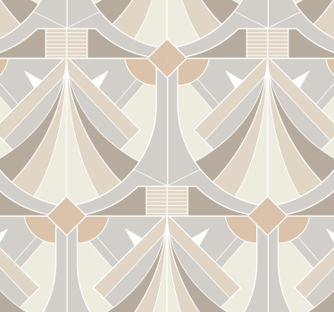 Tαπετσαρία εισόδου art deco γεωμετρικό σχέδιο - TenStickers